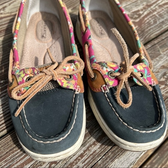 SPERRY TOP-SIDER WOMEN’S ANGELFISH FLAMINGO BOAT SHOES SIZE 5.5 M - Picture 10 of 12